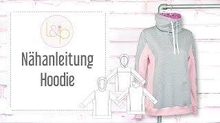 Nähanleitung lillesol Hoodie - ein Kapuzenpulli mit verschiedenen Kapuzen nähen