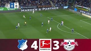 Hoffenheim vs RB Leipzig 4-3 | Bundesliga 24/25 | Match Highlights