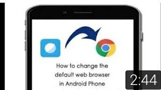 How to change default browser in all android phone || mi phone