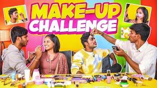 Makeup Challenge Who is Best? MONI SHOCKED #challenge  #comedy   #nrfmvlog