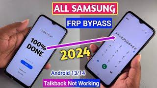 "Free New Method 2024" Samsung All Model FRP Bypass Android 13/14 | Gmail Lock Remove Samsung Phone