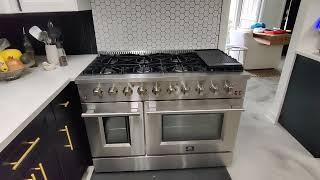 Forno Galiano 48” All Gas Range Review - 8 Burners, Double Convection Oven, Stainless Steel