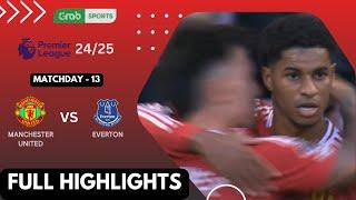 Manchester United vs Everton  4 - 0 Highlights Matchday 13 | Grab SPORT