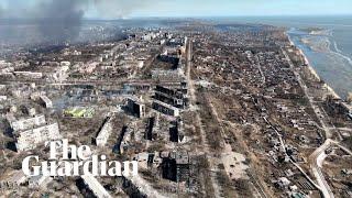 Drone footage shows scale of devastation in Mariupol