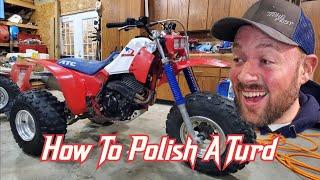 How To Polish A Turd! - This 1985 Honda ATC 350X Gets A Facelift