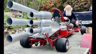 Crazy Rocketman : The "Beast" Jet Kart Build !!