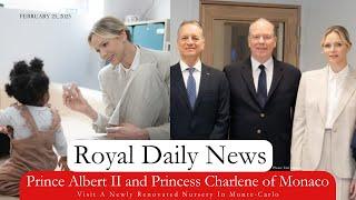 Prince Albert II and Princess Charlene of Monaco Visit A Nursery.   Plus, More #RoyalNews