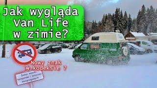 Czy życie w kamperze w zimie jest możliwe? Zimowy #vanlife dla każdego? Zakaz wjazdu kamperem? 146