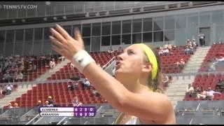 Victoria Azarenka questions Mariana Alves' authoritaaaay (2013 Madrid)