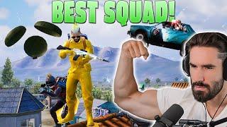 BEST Squad destroys whole server with RECORD *8,000 Damage*  PUBG MOBILE