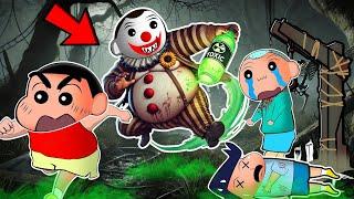 Bochan Became The Killer Clown In DBD  | Shinchan Playing Dead By Daylight | Funny Game 