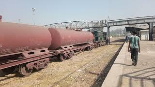 Oil Tanks Cargo Train Arrival at Sargodha Railway Station by Raillion Vlogs