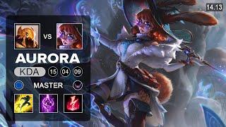 Aurora vs Azir Mid - EUNE Master - Patch 14.14 Season 14