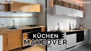 DIY KÜCHEN MAKEOVER - alte Küche neu Streichen | komplette Küche renovieren | Kleinstadtcoco