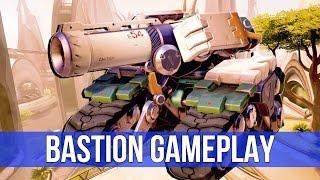 Overwatch Beta: Bastion Gameplay!