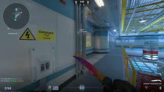 Counter-Strike 2 - Humorous Knife k on de_nuke - Full rush towards secret.