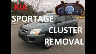 How to replace Cluster Speedometer on Kia Sportage 05-10