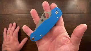 I Gave My Spyderco Para 3 In Maxamet A Facelift