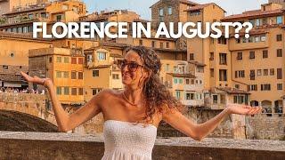 Florence in August! Walking the Streets during Ferragosto Weekend in Italy 