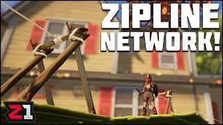 Setting Up Our ZIPLINE Network ! Grounded Full Release [E7]