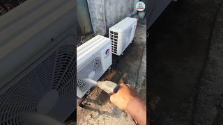 GREE AC Outdoor Unit Cleaning || Split AC Outdoor Service