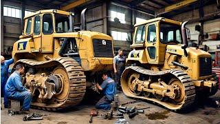 How To Caterpillar D8k Bulldozer Tube FinalDrive Repairing Complete Process