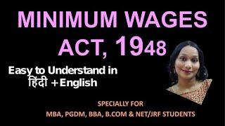 Minimum Wages Act, 1948 | with latest Amendments | Labour Laws |