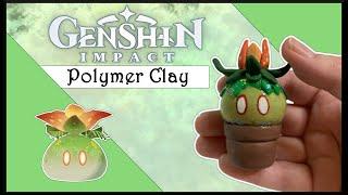 Dendro Slime Polymer Clay Tutorial | Genshin Impact