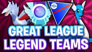 TOP 10 GREAT LEAGUE *LEGEND* TEAMS FOR POKEMON GO SEASON 18 | GO BATTLE LEAGUE