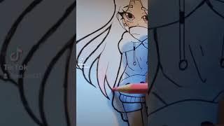 kawaii drawing #arte #tiktok #shorts #artist #anime