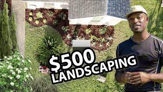 One Day Landscaping, Neighbor has a $500 Budget