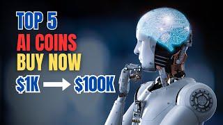 Best AI Crypto for 2024 - These Top 5 AI Projects Will 1000X (Retire Early With These Coins)