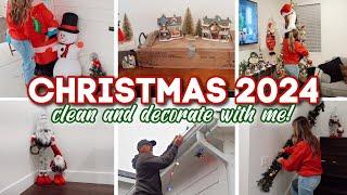 CHRISTMAS 2024 clean & decorate with me!