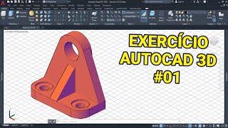 Exercício AutoCAD 3D #01