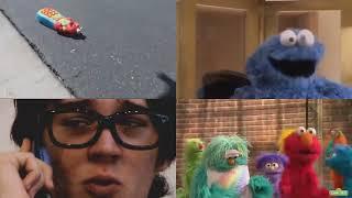 (Elmo Edition) THE END OF THE WORLD! SPARTA REMIX QUADPARISON 23