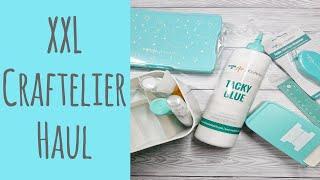 XXL HAUL  CRAFTELIER HAUL  Super Bastel Basics für wenig Geld 