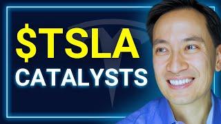 TESLA STOCK Catalysts: Robotaxi, Bot, New Vehicles