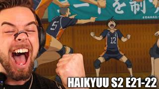 YAMAGUCHI MY BOY!! | COLLEGE VOLLEYBALL PLAYER REACTS TO  SEASON 2 EPISODE 21&22