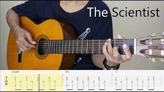 THE SCIENTIST - COLDPLAY - (Easy) Fingerstyle Guitar Tutorial TAB.