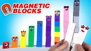 Numberblocks Make Your Own Magnetic Blocks 1 to 10 || Keiths Toy Box