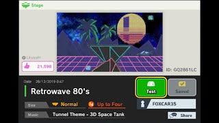 Super Smash Bros Ultimate - Custom Stage - Retrowave 80's