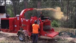 Morbark 2021 Wood Chipper Demo