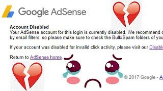 Adsense Account Disabled? How to recover YouTube account? Invalid Click Activity | Appeal Form Guide