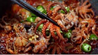 Tasty Octopus | Stir-Fried Octopus | Nakji-bokkeum | Korean Spicy Octopus | Octopus Recipe