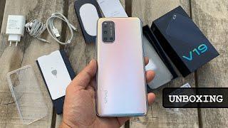 vivo v19 unboxing,dual i view display,vivo v19 sleek silver