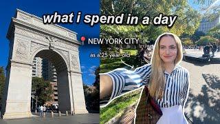 what i spend in a day in NYC (living alone in your 20s)