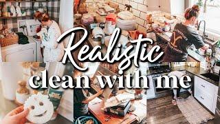 REALISTIC STAY AT HOME MOM CLEAN WITH ME | TIDY UP YOUR HOUSE WITH ME | REAL LIFE CLEAN WITH ME