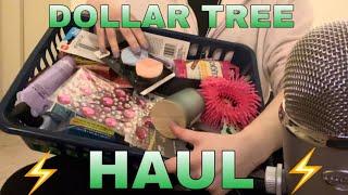 ASMR | Dollar Tree Haul | Crinkles, Scratching, Gripping | Fast and Aggressive | No Talking