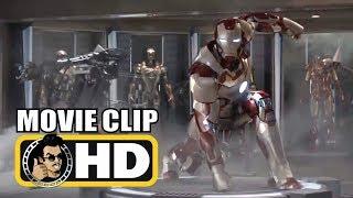 IRON MAN 3 (2013) Movie Clip - Mark 42 Suit Up Scene |FULL HD| Marvel Superhero Movie