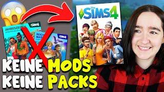 Sims 4 ABER ich *spiele* NUR mit dem BASE GAME!  (bin fasziniert ai )